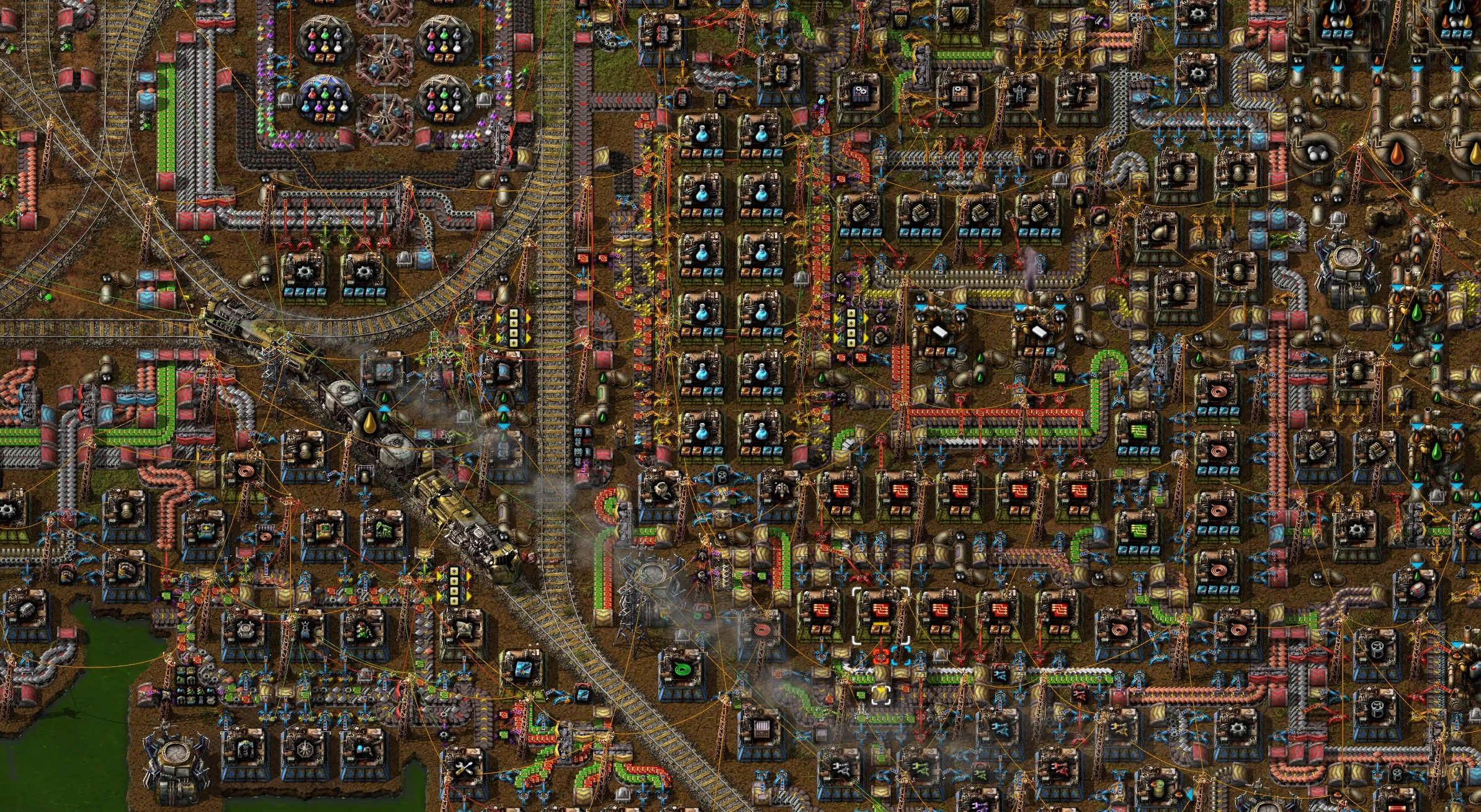 A base that looks like spaghetti